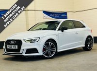 USED 2016 66 AUDI A3 1.4 TFSi CoD S Line Hatchback 3 Door Petrol Manual Euro 6 (s/s) (150 ps) ULEZ EURO 6 &pound;20 TAX MAXTON STYLING