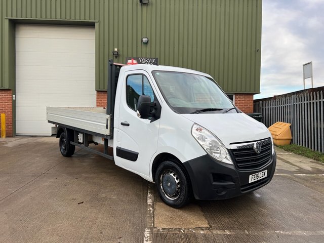 2016 16 Vauxhall Movano 2.3 CDTi 3500 Dropside 2dr Diesel Manual FWD L3 Euro 5 (125 ps)