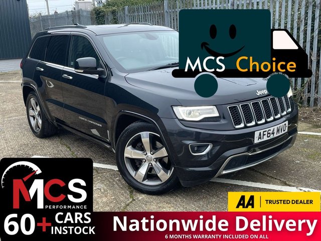2014 64 JEEP GRAND CHEROKEE 3.0 V6 CRD Overland SUV 5dr Diesel Auto 4WD Euro 5 (247 bhp) PAN ROOF / CLIMATE SEATS