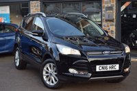 USED 2016 16 FORD KUGA 2.0 TDCi Titanium SUV 5dr Diesel Manual 2WD Euro 6 (s/s) (150 ps) 1 OWNER FROM NEW REAR CAMERA