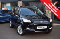 USED 2016 16 FORD KUGA 2.0 TDCi Titanium SUV 5dr Diesel Manual 2WD Euro 6 (s/s) (150 ps) 1 OWNER FROM NEW REAR CAMERA