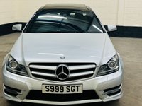 USED 2014 14 MERCEDES-BENZ C-CLASS 2.1 C220 CDi AMG Sport Edition Coupe Panoramic Diesel G-Tronic+ Euro 5 (s/s) (170 ps) 1 PREVIOUS WITH 8 SERVICES