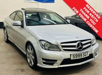 USED 2014 14 MERCEDES-BENZ C-CLASS 2.1 C220 CDi AMG Sport Edition Coupe Panoramic Diesel G-Tronic+ Euro 5 (s/s) (170 ps) 1 PREVIOUS WITH 8 SERVICES