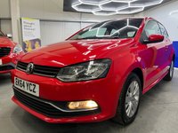 USED 2014 64 VOLKSWAGEN POLO 1.0 BlueMotion Tech SE Hatchback 3dr Petrol Manual Euro 6 (s/s) (60 ps) Mirror Link, Bluetooth, DAB Radio
