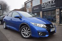 USED 2015 65 HONDA CIVIC 1.6 i-DTEC SR Hatchback 5dr Diesel Manual Euro 6 (s/s) (120 ps) &pound;0 Road Tax Reversing Camera Euro 6