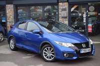 USED 2015 65 HONDA CIVIC 1.6 i-DTEC SR Hatchback 5dr Diesel Manual Euro 6 (s/s) (120 ps) &pound;0 Road Tax Reversing Camera Euro 6