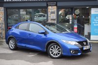 USED 2015 65 HONDA CIVIC 1.6 i-DTEC SR Hatchback 5dr Diesel Manual Euro 6 (s/s) (120 ps) &pound;0 Road Tax Reversing Camera Euro 6