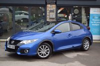 USED 2015 65 HONDA CIVIC 1.6 i-DTEC SR Hatchback 5dr Diesel Manual Euro 6 (s/s) (120 ps) &pound;0 Road Tax Reversing Camera Euro 6