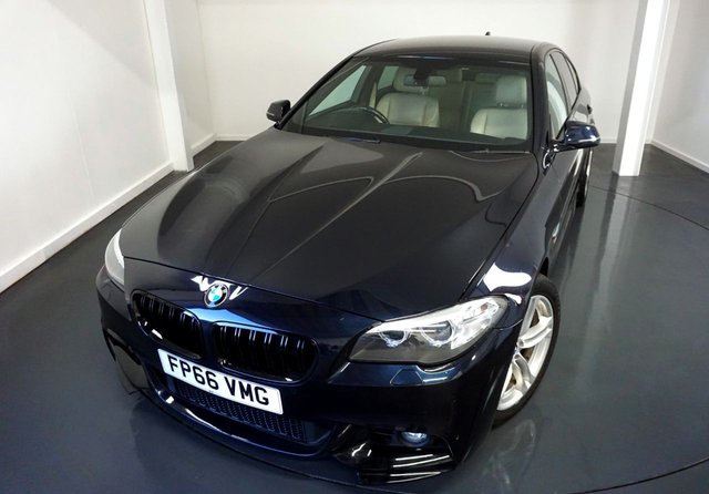2016 66 BMW 5 Series 2.0 520d M Sport Saloon-2 FORMER KEEPERS FINISHED IN CARBON BLACK WITH OYSTER DAKOTA LEATHER-HEAD UP DISPLAY-18
