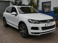 USED 2013 VOLKSWAGEN TOUAREG 3.0 TDI V6 BlueMotion Tech R-Line SUV 5dr Diesel Tiptronic 4WD Euro 5 (s/s) (204 ps) SAT NAV SUNROOF HEATED LEATHER INTERIOR PARKING SENSORS EXCELLENT SERVICE HISTORY 11 SERVICES TO 86, 426 MILES