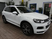 USED 2013 VOLKSWAGEN TOUAREG 3.0 TDI V6 BlueMotion Tech R-Line SUV 5dr Diesel Tiptronic 4WD Euro 5 (s/s) (204 ps) SAT NAV SUNROOF HEATED LEATHER INTERIOR PARKING SENSORS EXCELLENT SERVICE HISTORY 11 SERVICES TO 86, 426 MILES