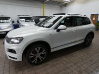 USED 2013 VOLKSWAGEN TOUAREG 3.0 TDI V6 BlueMotion Tech R-Line SUV 5dr Diesel Tiptronic 4WD Euro 5 (s/s) (204 ps) SAT NAV SUNROOF HEATED LEATHER INTERIOR PARKING SENSORS EXCELLENT SERVICE HISTORY 11 SERVICES TO 86, 426 MILES