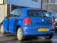 USED 2013 13 VOLKSWAGEN POLO 1.2 Match Edition Hatchback 5dr Petrol Manual Euro 5 (60 ps) 