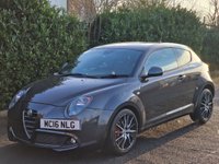 USED 2016 16 ALFA ROMEO MITO 1.4 TB MultiAir QV Line Hatchback 3dr Petrol TCT Euro 6 (s/s) (140 ps) QUADRIFOGLIO VERDE LINE