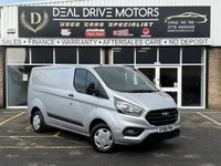 USED 2018 68 FORD TRANSIT CUSTOM 2.0 280 EcoBlue Trend Panel Van 5dr Diesel Manual L1 H1 Euro 6 (130 ps) VAT QUAL PARKING SENSORS