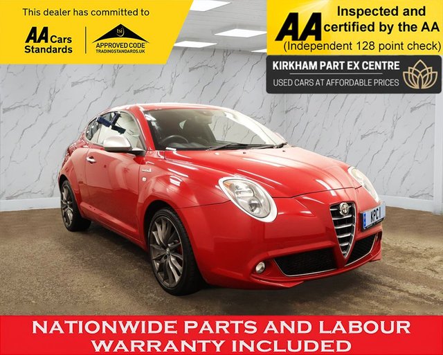2014 14 Alfa Romeo Mito 875 TB TwinAir Sportiva Hatchback 3dr Petrol Manual Euro 6 (s/s) (105 ps) ***DRIVE AWAY TODAY*** NATIONWIDE PARTS & LABOUR WARRANTY INCLUDED + 12 MONTHS AA BREAKDOWN FREE