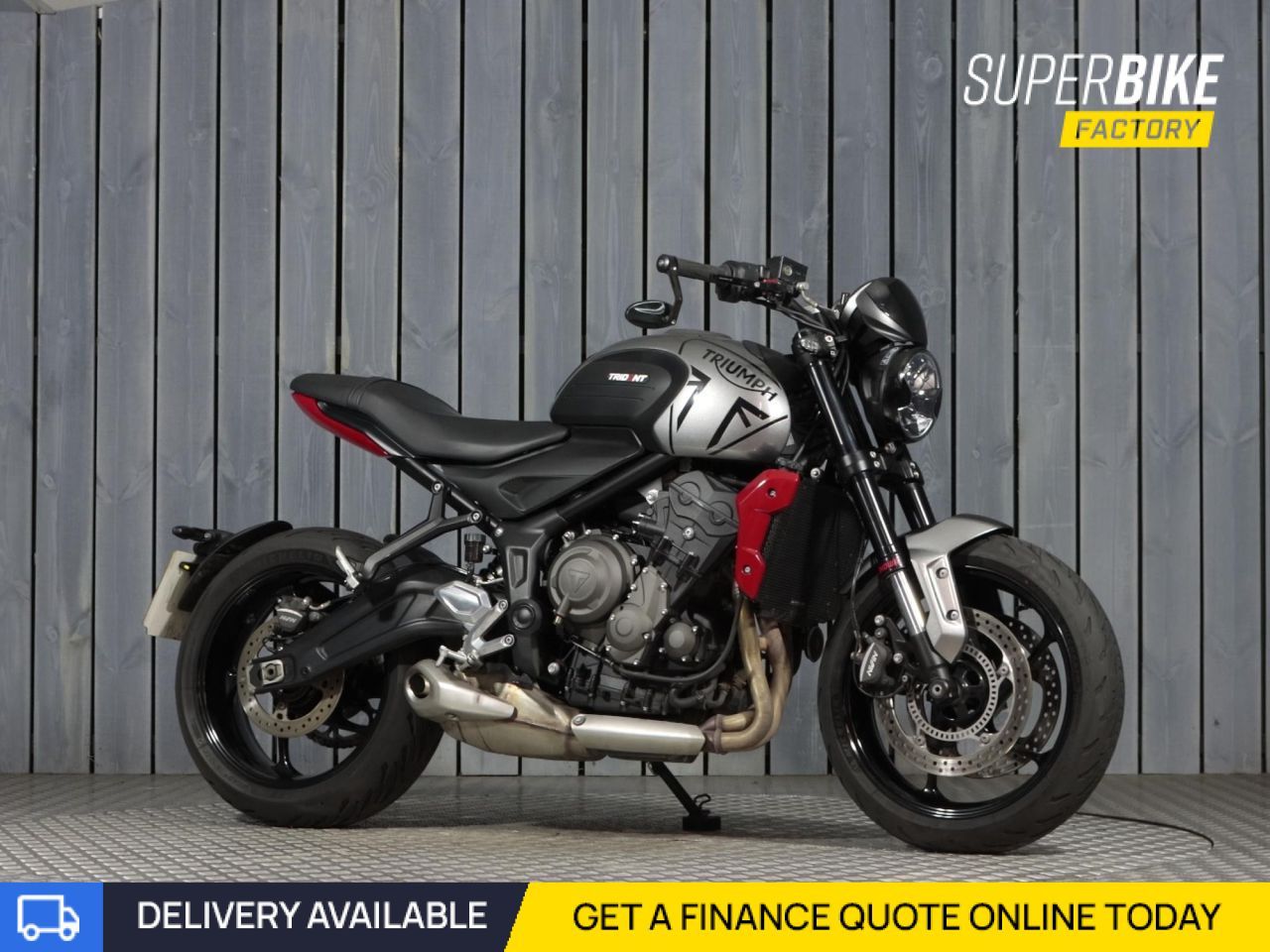 2021 TRIUMPH TRIDENT 660 SILVER with 4491 miles Used Motorbikes