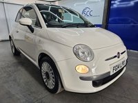 USED 2014 14 FIAT 500 1.2 Lounge Hatchback 3dr Petrol Manual Euro 6 (s/s) (69 bhp) Sat Nav, Bluetooth, Pan Roof