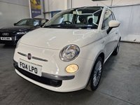 USED 2014 14 FIAT 500 1.2 Lounge Hatchback 3dr Petrol Manual Euro 6 (s/s) (69 bhp) Sat Nav, Bluetooth, Pan Roof