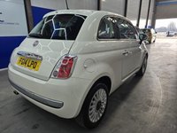 USED 2014 14 FIAT 500 1.2 Lounge Hatchback 3dr Petrol Manual Euro 6 (s/s) (69 bhp) Sat Nav, Bluetooth, Pan Roof