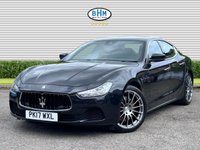 USED 2017 17 MASERATI GHIBLI 3.0 V6 S Saloon 4dr Petrol ZF Euro  6  (410 ps) Satellite Navigation