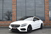 USED 2018 18 MERCEDES-BENZ C-CLASS 2.0 C200 AMG Line (Premium) Coupe 2dr Petrol G-Tronic+ Euro 6 (s/s) (184 ps) AMG STYLING PACK / PAN ROOF