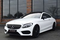 USED 2018 18 MERCEDES-BENZ C-CLASS 2.0 C200 AMG Line (Premium) Coupe 2dr Petrol G-Tronic+ Euro 6 (s/s) (184 ps) AMG STYLING PACK / PAN ROOF