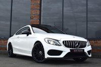 USED 2018 18 MERCEDES-BENZ C-CLASS 2.0 C200 AMG Line (Premium) Coupe 2dr Petrol G-Tronic+ Euro 6 (s/s) (184 ps) AMG STYLING PACK / PAN ROOF