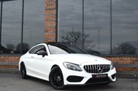 USED 2018 18 MERCEDES-BENZ C-CLASS 2.0 C200 AMG Line (Premium) Coupe 2dr Petrol G-Tronic+ Euro 6 (s/s) (184 ps) AMG STYLING PACK / PAN ROOF