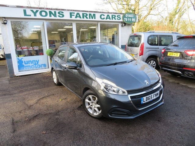 2016 65 Peugeot 208 1.2 PureTech Active Hatchback 5dr Petrol Manual Euro 6 (82 ps)