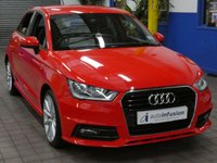 USED 2015 15 AUDI A1 1.4 TFSI S line Sportback 5dr Petrol Manual Euro 6 (s/s) (125 ps) CAZ ULEZ COMPLIANT DAB RADIO CD BLUETOOTH PARKING SENSORS SERVICE HISTORY WARRANTY