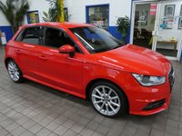USED 2015 15 AUDI A1 1.4 TFSI S line Sportback 5dr Petrol Manual Euro 6 (s/s) (125 ps) CAZ ULEZ COMPLIANT DAB RADIO CD BLUETOOTH PARKING SENSORS SERVICE HISTORY WARRANTY