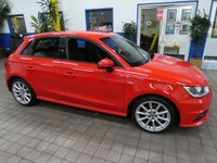 USED 2015 15 AUDI A1 1.4 TFSI S line Sportback 5dr Petrol Manual Euro 6 (s/s) (125 ps) CAZ ULEZ COMPLIANT DAB RADIO CD BLUETOOTH PARKING SENSORS SERVICE HISTORY WARRANTY