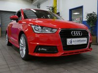USED 2015 15 AUDI A1 1.4 TFSI S line Sportback 5dr Petrol Manual Euro 6 (s/s) (125 ps) CAZ ULEZ COMPLIANT DAB RADIO CD BLUETOOTH PARKING SENSORS SERVICE HISTORY WARRANTY