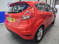 USED 2015 65 FORD FIESTA 1.25 Zetec Hatchback 5dr Petrol Manual Euro 6 (82 ps) Bluetooth, Air Conditioning, 1 Previous Owner