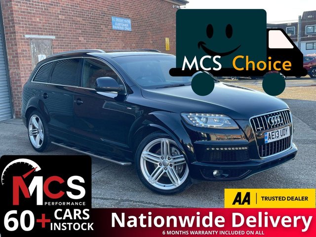 2013 13 AUDI Q7 3.0 TDI V6 S line Plus SUV 5dr Diesel Tiptronic quattro Euro 5 (s/s) (245 ps) FULL AUDI SERVICE HISTORY