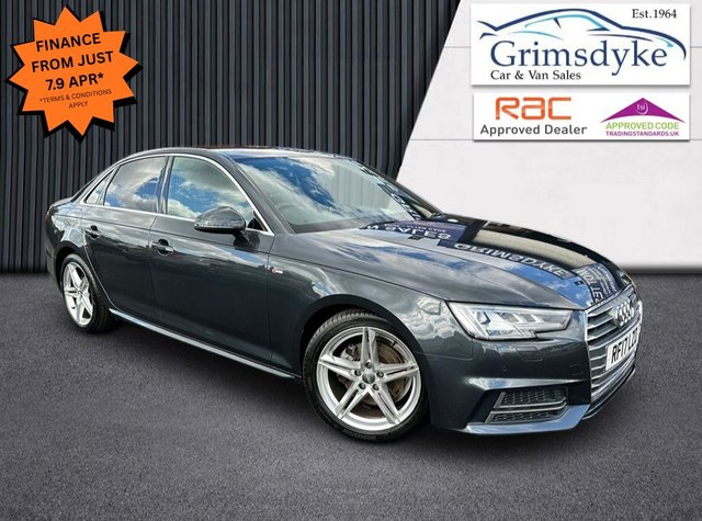 2017 17 Audi A4 2.0 TDI S line Saloon 4dr Diesel S Tronic Euro 6 (s/s) (150 ps)