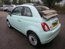 USED 2020 70 FIAT 500C 1.0 MHEV Lounge Convertible 2dr Petrol Manual Euro 6 (s/s) (70 bhp) Mild Hybrid Convertible, One Owner, Just Serviced, MOT until November 2025, Great fuel economy!