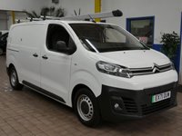 USED 2021 71 CITROEN E-DISPATCH e 1000 75kWh Enterprise M Panel Van 6dr Electric Auto MWB (136 ps) 3 SEATS ANDROID APPLE CARPLAY CRUISE CONTROL PARKING SENSORS ROOF RACK PIPE CARRIER GENUINE LOW MILES 1 OWNER WARRANTY