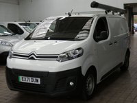 USED 2021 71 CITROEN E-DISPATCH e 1000 75kWh Enterprise M Panel Van 6dr Electric Auto MWB (136 ps) 3 SEATS ANDROID APPLE CARPLAY CRUISE CONTROL PARKING SENSORS ROOF RACK PIPE CARRIER GENUINE LOW MILES 1 OWNER WARRANTY
