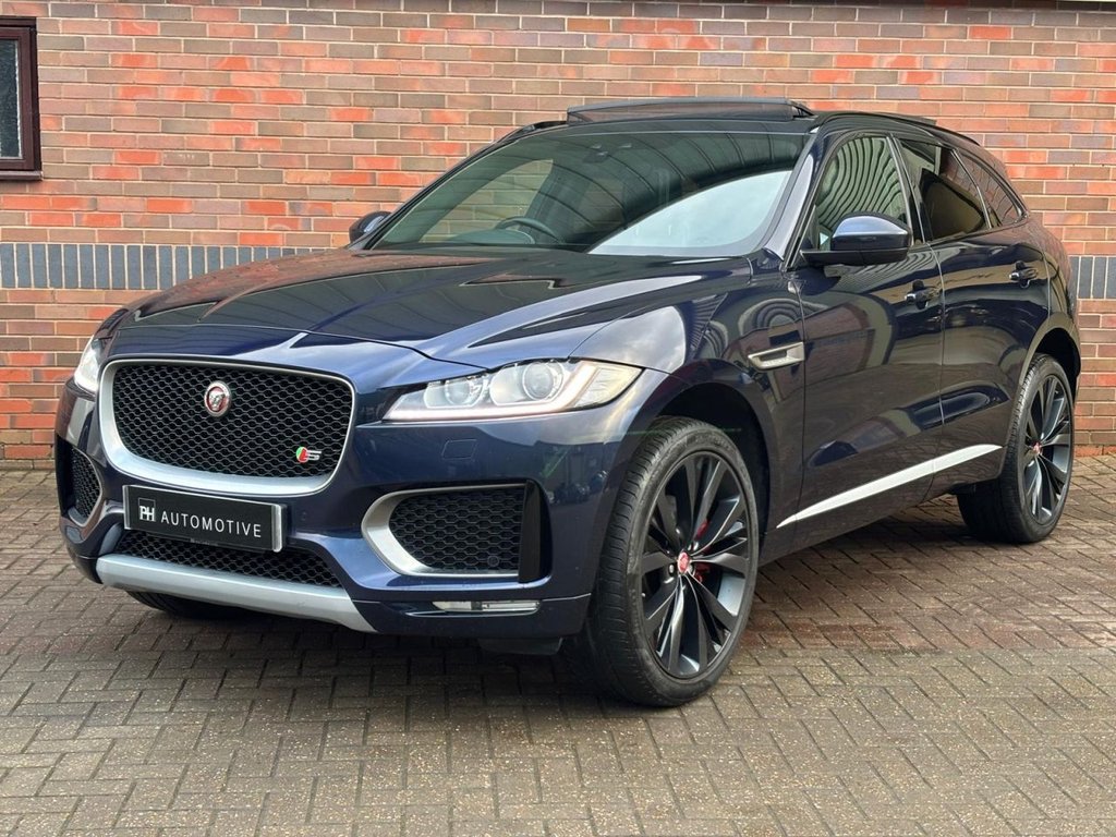 USED 2019 68 JAGUAR F-PACE 3.0 D300 V6 S SUV 5dr Diesel Auto AWD Euro 6 (s/s) (300 ps) PAN ROOF|MERIDIAN|2YR WARRANTY
