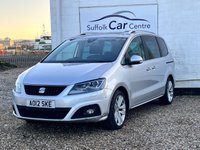 USED 2012 12 SEAT ALHAMBRA 2.0 TDI CR SE Lux MPV 5dr Diesel DSG Euro 5 (s/s) (170 ps) www.suffolkcarcentre.co.uk - Located at Lowestoft