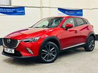 USED 2017 17 MAZDA CX-3 1.5 SKYACTIV-D Sport Nav SUV 5 Door Diesel Manual Euro 6 (s/s) (105 ps) EURO 6 NAV CAMERA HTD STS &pound;20 TAX