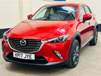 USED 2017 17 MAZDA CX-3 1.5 SKYACTIV-D Sport Nav SUV 5 Door Diesel Manual Euro 6 (s/s) (105 ps) EURO 6 NAV CAMERA HTD STS &pound;20 TAX