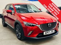 USED 2017 17 MAZDA CX-3 1.5 SKYACTIV-D Sport Nav SUV 5 Door Diesel Manual Euro 6 (s/s) (105 ps) EURO 6 NAV CAMERA HTD STS &pound;20 TAX