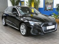 USED 2021 21 AUDI A3 1.4 TFSIe 40 S line Sportback 5dr Petrol Plug-in Hybrid S Tronic Euro 6 (s/s) 13kWh (204 ps) SAT NAV ANDROID APPLE CARPLAY LEATHER INTERIOR CRUISE CONTROL PARKING SENSORS 1 OWNER SERVICE HISTORY WARRANTY