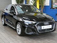 USED 2021 21 AUDI A3 1.4 TFSIe 40 S line Sportback 5dr Petrol Plug-in Hybrid S Tronic Euro 6 (s/s) 13kWh (204 ps) SAT NAV ANDROID APPLE CARPLAY LEATHER INTERIOR CRUISE CONTROL PARKING SENSORS 1 OWNER SERVICE HISTORY WARRANTY