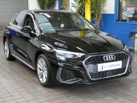 USED 2021 21 AUDI A3 1.4 TFSIe 40 S line Sportback 5dr Petrol Plug-in Hybrid S Tronic Euro 6 (s/s) 13kWh (204 ps) SAT NAV ANDROID APPLE CARPLAY LEATHER INTERIOR CRUISE CONTROL PARKING SENSORS 1 OWNER SERVICE HISTORY WARRANTY