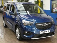USED 2020 70 VAUXHALL COMBO LIFE 1.5 Turbo D Elite XL MPV 5dr Diesel Auto Euro 6 (s/s) (130 ps) 7 SEATS SAT NAV ANDROID APPLE CARPLAY CRUISE CONTROL PARKING SENSORS 1 OWNER SERVICE HISTORY WARRANTY
