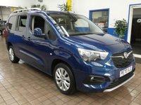 USED 2020 70 VAUXHALL COMBO LIFE 1.5 Turbo D Elite XL MPV 5dr Diesel Auto Euro 6 (s/s) (130 ps) 7 SEATS SAT NAV ANDROID APPLE CARPLAY CRUISE CONTROL PARKING SENSORS 1 OWNER SERVICE HISTORY WARRANTY